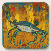 Krab Hard plastiek onderzetter (Voorkant)