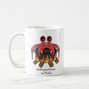 Krab in Pot, MeWarriorVrouw op Twitch Koffiemok