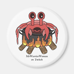 Krab in Pot, MeWarriorVrouw op Twitch Magneet