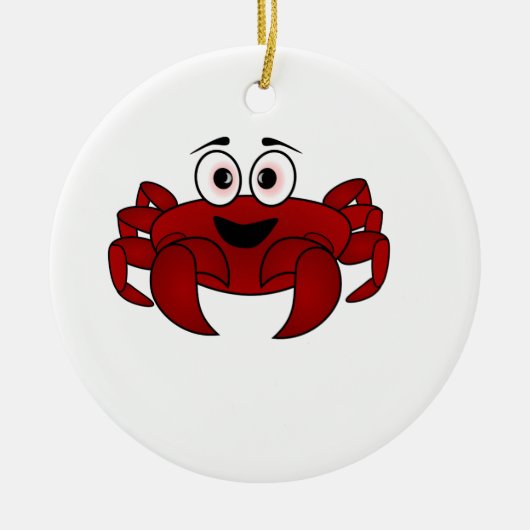 krab keramisch ornament (Voorkant)