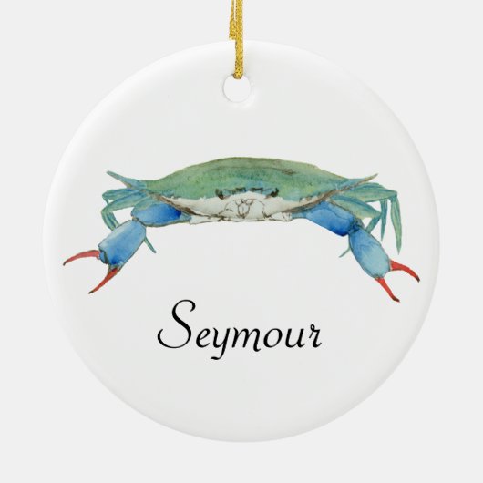 krab keramisch ornament (Achterkant)