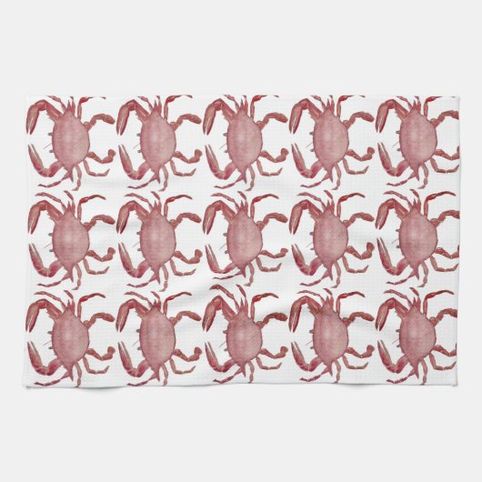 Krab keukenhanddoek (Horizontaal)