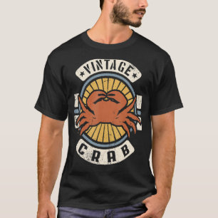 Krab  Klassieke Retro 60s 70s Dier T-shirt