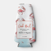 Krab Kook Engagement Zeebanket Koppel Feest Flesjeskoeler (Voorkant)