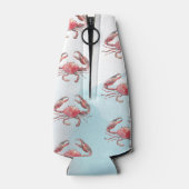 Krab Kook Engagement Zeevruchten Koppels Feest Flesjeskoeler (Achterkant)