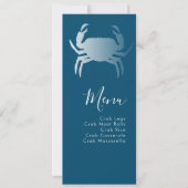 Krab Kookt Scheepvaart Botanisch Menu (Voorkant)