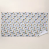 Krab, Koraal & Shell Strandlaken (Voorkant)