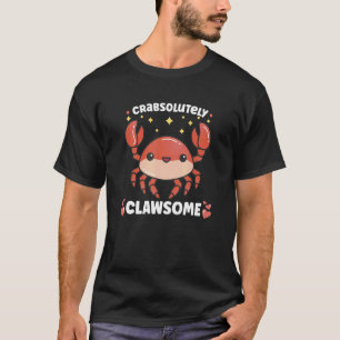 Krab Krabvangst Krabfluisteraar Krabjager Visser 6 T-shirt