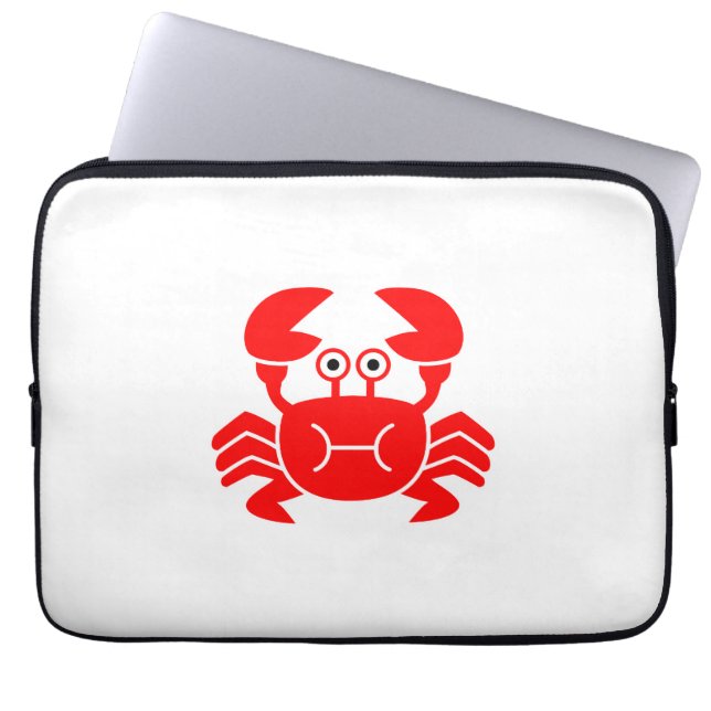 Krab Laptop Sleeve (Voorkant)