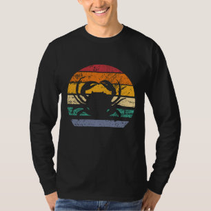  krab liefhebber grappige krab retro t-shirt