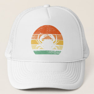 krab liefhebber grappige krab retro trucker pet