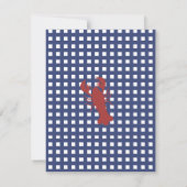 Krab & Lobster. Kaart (Achterkant)
