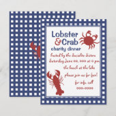 Krab & Lobster. Kaart (Voorkant / Achterkant)