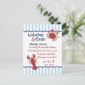 Krab & Lobster. Kaart (Staand voorkant)