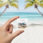 krab lopen op het strand, aanpasbaar magneet