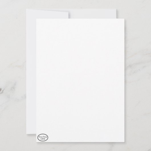 Krab met kleurrijk Wenskaart Bedankkaart (Achterkant)