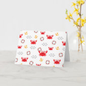 Krab met Lifebuoy Kaart (Gele Bloem)