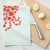 Krab Met Stippen Theedoek (Quarter Fold)
