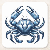 Krab Nautisch Onderzetter (Voorkant)