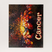 Krab nautische kuststrandkanker gepersonaliseerd legpuzzel (Verticaal)