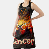 Krab nautische kuststrandkanker gepersonaliseerd schort (Insitu)