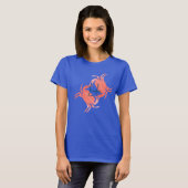 Krab Oceaankust Zeedier T-shirt (Voorkant volledig)