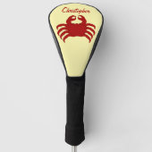 Krab ontwerp golfheadcover (Voorkant)