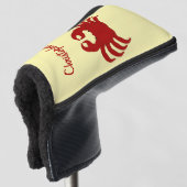 Krab ontwerp golfheadcover (3/4 voorkant)