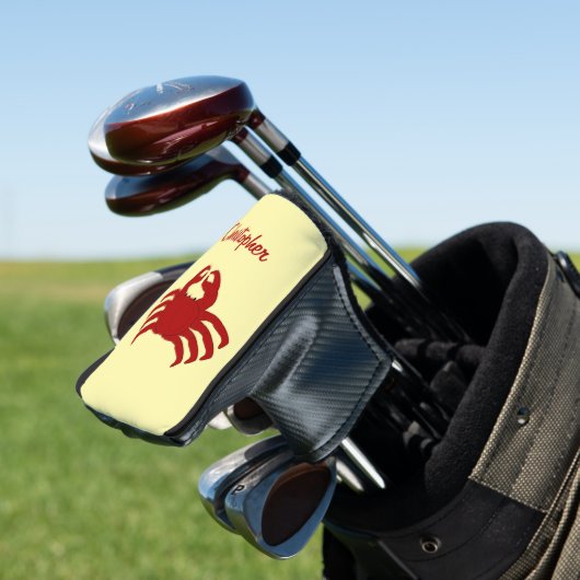 Krab ontwerp golfheadcover (Insitu)