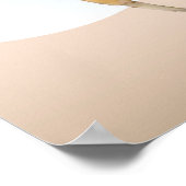 Krab op de strand poster (Hoek)