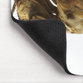 Krab op witte achtergrond muismat (Hoek)