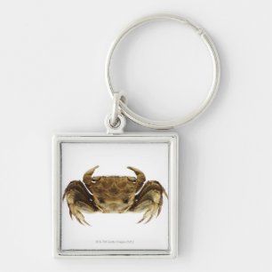 Krab op witte achtergrond sleutelhanger