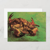 Krab op zijn rug door Vincent van Gogh (Voorkant / Achterkant)