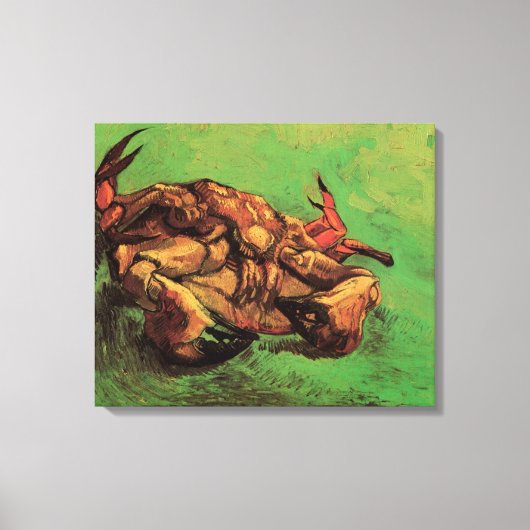 Krab op zijn rug door Vincent van Gogh Canvas Afdruk (Voorkant)