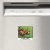 Krab op zijn rug door Vincent van Gogh Magneet (Insitu (Vaatwasser))