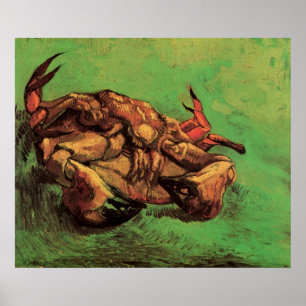 Krab op Zijn Rug door Vincent van Gogh Poster