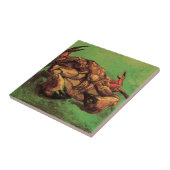 Krab op zijn rug door Vincent van Gogh Tegeltje (Zijkant)
