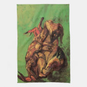 Krab op zijn rug door Vincent van Gogh Theedoek (Verticaal)