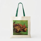 Krab op zijn rug door Vincent van Gogh Tote Bag (Voorkant)