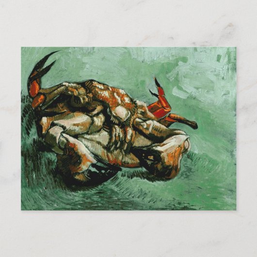 Krab op zijn rug (F605) Van Gogh Fine Art Briefkaart (Voorkant)