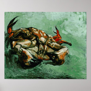 Krab op zijn rug (F605) Van Gogh Fine Art Poster