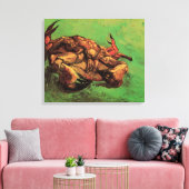 Krab op zijn rug van Vincent van Gogh Canvas Afdruk (Insitu (Woonkamer))