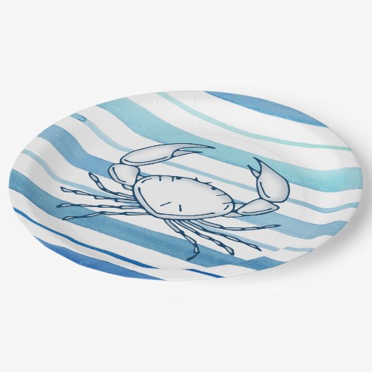 krab papieren bordje (Gekanteld)