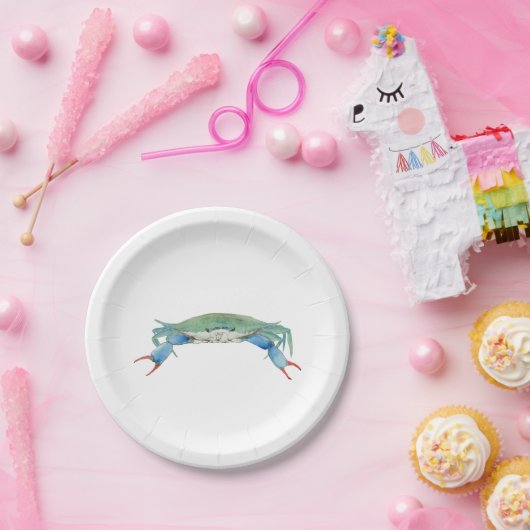 krab papieren bordje (Feest)