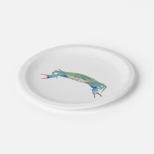 krab papieren bordje (Gekanteld)