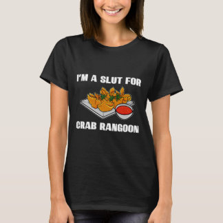 Krab Rangoon Aziatisch Chinees eten Lover Gezegden T-shirt