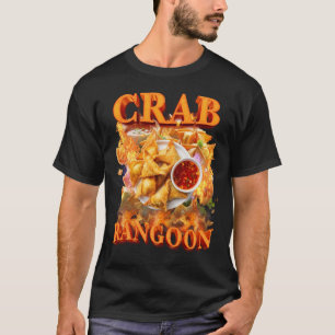 Krab Rangoon Meme Bootleg Rap Stijl 90s Vintage 19 T-shirt