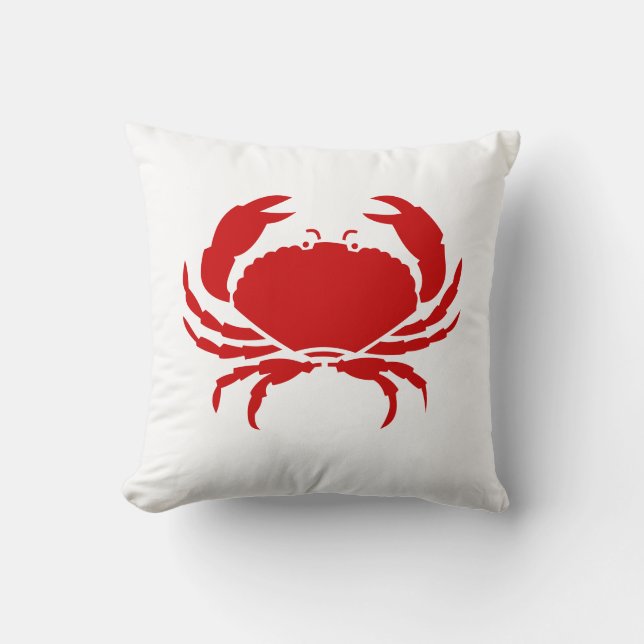 KRAB rood kussen (Voorkant)