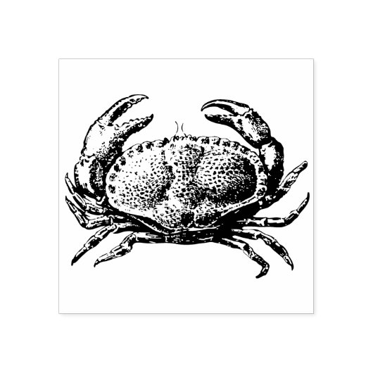 krab rubberstempel (Afrduk)