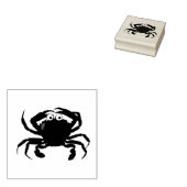 krab rubberstempel (Gestempeld)